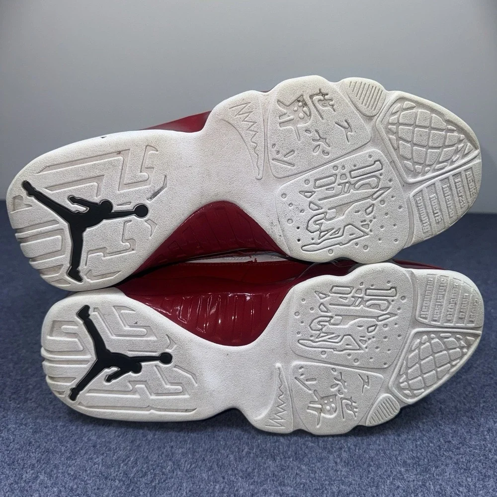 Air Jordan 9 Retro Gym Red Sneakers Size 9 White Red